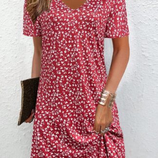 Vestido estampado floral estilo Boho para damas